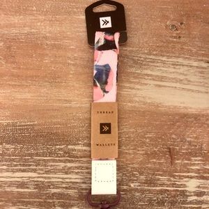 Thread Wallet wrist band